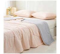 Couette Ultra Douce Légère Réversible Rafraîchissante pour Dormeurs Chauds, Couvre-Lit Respirant Toutes Saisons, Couverture Simple Literie, Lavable en Machine (D,150x200cm)
