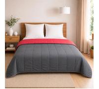 Couette Ultra Légère Bicolore - 2 personnes 240 x 260 - Spécial Été - MORTREUX