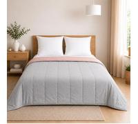Couette Ultra Légère Bicolore - 2 personnes 240 x 260 - Spécial Été - MORTREUX