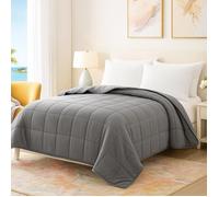 Couette ultra-légère microfibre 200 x 200 cm| 100 g/m² | Anti-transpiration | Thermorégulatrice | Lavable en machine