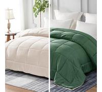 Couette Unyqoos® toute saison, 155 x 220 cm – respirante, douce et réversible, housse en microfibre, couette légère pour chambre à coucher, chambre d'amis et camping-car