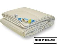 Couette Unyqoos® WoolMark Texel Comfort, 200 x 220 cm, pour lit double – Housse 100% coton, garnissage 100% laine de mouton Texel cardée