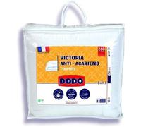 DODO Couette Victoria Tempérée 300 g/m² Anti-acariens 240 x 260 cm Blanc