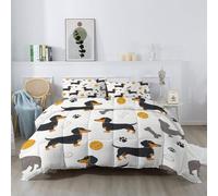 Couettes Animal Balle de Tennis Imprimée 135 x 200 cm Réversible Couette Design Dessin animé Illustration 4 Saisons - Coloré Couette Matelassée pour Lit 2 Personnes, Edredon Couettes sans Houss