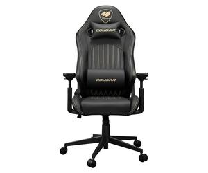 COUGAR Gaming CGR-EXP-ROB, Chaise de jeu, 120 kg, Siège rembourré, Dossier rembourré, Noir, Métal