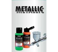 AV Premium Airbrush peinture : 60ml: 048 : argent métallisé