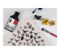 Couleur pour linogravure Aqua, 250 ml, bleu moyen