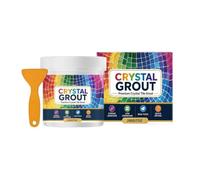 Coulis mosaïque pour loisirs créatifs Mastic Réparateur Étanche Séchage | Colle de Rénovation Céramique Douche 200 g Intérieur Extérieur Maison Salon Salle de Bain Garage
