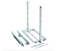 Coulissant meuble bas de cuisine - 400 mm - anthracite - Dispensa Junior 3 KESSEBÖHMER