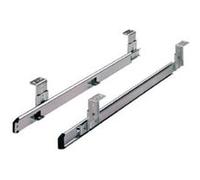 Paire de coulisses à billes KA 3434 HETTICH - Charge 20 kg - L.400 mm - Pour support clavier coulissant - 77802