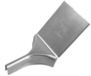 Coulisseau de tête joint debout Anthra-zinc - 0.60 x 0.65 x 100 mm - 220007509