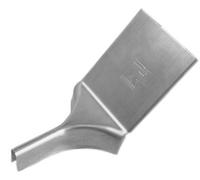 Coulisseau de tête joint debout zinc naturel - 0.60 x 0.65 x 100 mm - 220000039