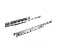 Coulisses à billes Quadro 25 2D Push to Open - charge 25 kg - sortie partielle - 380 mm HETTICH