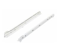 Coulisses à galets FR 402 - charge 25 kg - L 450 mm - Blanc HETTICH
