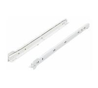 Coulisses à galets FR 402 - charge 25 kg - L 550 mm - Blanc HETTICH