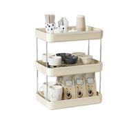 Countertop Mug Shelf, ABS Tray, Removable Drain Tray for Coffee Station | Wavensylvo space-saving layout,multi-purpose storage,holds spices table supplies,fits home coffee bar areas