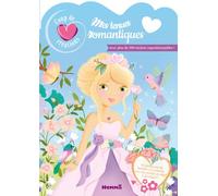 Coup de coeur créations - Mes tenues romantiques - Avec plus de 500 stickers repositionnables ! - Elen Lescoat - Hemma - broché - Document jeunesse
