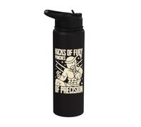 Coup de poing de précision Muay Thai Stainless Steel Insulated Water Bottle