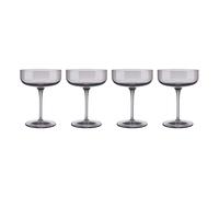 Coupe à champagne FUUM, set de 4 pc club, verre brun, Blomus