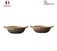Coupe à fruits en marbre blanc - Lot de 2