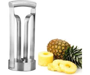Coupe Ananas, Coupeur D'ananas en Acier Inoxydable, Éplucheur D'ananas Coupes, Ananas Peeler pour la Maison et la Cuisine