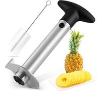 Coupe Ananas Decoupe Ananas en Acier Inoxydable, Éplucheur d'ananas, Outil pour la Maison, la Cuisine, avec Lame Tranchante pour les Anneaux de Fruits Coupés en Cubes
