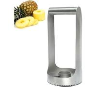 Coupe-ananas en Acier Inoxydable de Qualité Alimentaire, Coupe et Epluche Ananas, Découpe Ananas pour Ananas Cutter et Enlevez le Noyau, Poignée Ergonomique, éplucheur pour Appareils de Cuisine