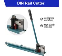Coupe-barre DIN - DC-35 - Coupe manuelle pour rails DIN - 0,5–1,5 mm - Adapté aux rails en acier et en aluminium - Échelle de 50 cm - Double encoche