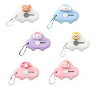 Coupe-boîtes - Lot de 6 ouvre-lettres rétractables, ouvre-paquet pour fournitures scolaires et de bureau, ensemble d'ouvre-boîtes rétractables pour porte-clés, sac de poche, colis, enveloppe, courrier