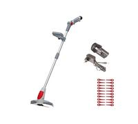 Tondeuse à gazon sans fil IKRA IART 1224 | 12 V | Largeur de coupe 24 cm | Système de lames en nylon | 20 lames de rechange incluses | Batterie et chargeur inclus