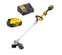 Coupe bordure repliable XR 18V Brushless - DEWALT - avec 1 batterie 18v 5.0Ah - chargeur - DCMST561P1-QW
