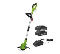Coupe Bordure sans fil 20V + 2 Batteries 2AH + Chargeur + Jeu de 20 lames coupantes VITO