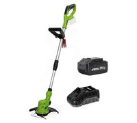 Coupe Bordure sans fil 20V + Batterie lithium 4AH + Chargeur + Jeu de 20 lames coupantes VITO