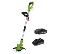 Coupe Bordure sans fil avec Batterie 20V 3.0AH + Chargeur + Jeu de 20 lames coupantes Mat télescopique VITO