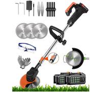 Coupe Bordure sans Fil - Coupe Bordure sans Fil - 3 types de lames - Batterie 2pcs 36V 6.0Ah