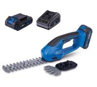 Coupe-bordure Taille-haies sans fil SCHEPPACH C-HTGS200-X, 2 en 1, Batterie 20V IXES 2Ah + Chargeur