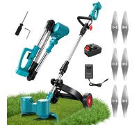Coupe Bordures Compatible avec Makita 18 V | Sans Fil,20 000 Tr/min Deux Moteurs, Avec 3000mah Batterie