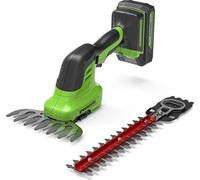 Coupe-bordures et taille-haies 24 V 2 Ah Greenworks G24SHTK2 - 1600607VA