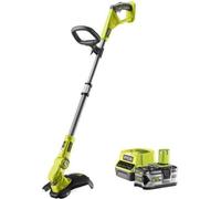 Coupe-bordures RYOBI 18V, Ø coupe 25-30 cm, Ø fil 1,6 mm, Tube télescopique, Batterie 5.0 Ah & Chargeur