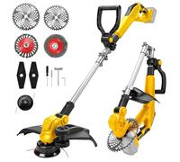 Coupe-bordures sans fil compatible avec batterie Dewalt 20V MAX, appareil 5-en-1 sans balais, angle de coupe 90°-180° réglable pour pelouse, jardin et arbustes (sans batterie)
