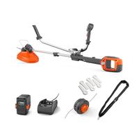 Coupe-Bordures sans Fil Husqvarna 220iR (Batterie et Chargeur Inclus) - Débroussailleuse 36 V avec Moteur sans balais, Mode Boost, Largeur de Coupe de 36 cm, Fil et Lames de Coupe en Plastique