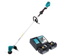 Coupe-bordures sans fil Makita DUR 190 LRF2X9 18 V 300 mm sans balais + 2 batteries 3,0 Ah + chargeur