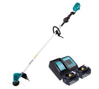 Coupe-bordures sans fil Makita DUR 190 LSM2X9 18 V 300 mm sans balais + 2 batteries 4,0 Ah + chargeur