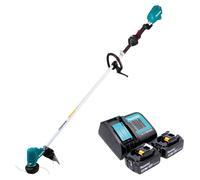 Coupe-bordures sans fil Makita DUR 190 LST2X9 18 V 300 mm sans balais + 2 batteries 5,0 Ah + chargeur