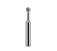 Coupe-boule En Forme De T R0.5 - R10, Métal, Acier, Long Col, Aluminium, Cuivre, Carbure Fer, Extrémité 3D, 1 Pièce