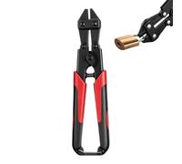 Coupe-boulons 20,32 cm Robuste pour Intensif Antidérapant Mini Portable | Petit Outil de Coupe-rivets Pour Fils, Chaînes, Rivets, Câbles, Cadenas, Chantier de Construction, Garage, Maiso