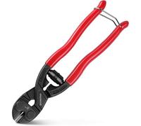Coupe-boulons 200 mm, Mini Coupe-câble en Acier Allié Forgé au Cr-V, Capacité de Coupe 4 mm avec Ressort Télescopique, Rainure, Poignée Antidérapante Souple WORKPRO
