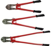 Coupe-boulons Cisaille à fil Pince coupante diagonale Set de 3 pièces 450 600 900 mm