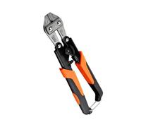 Coupe-boulons Mini Pince Coupante en Acier Chrome-vanadium Noir | Ressort Rationnel, Finition Soignée, Poignée Antidérapante, Outil à Main pour Coupe Précise, Usage Atelier