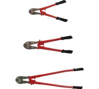 Coupe-boulons VaGo Cisaille à boulons Pince coupante de côté 3 pcs Set 350 450 900mm